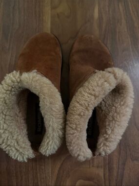 Romika Women's Chestnut Brown Shearling-Lined Ankle Booties